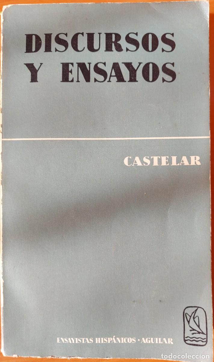 Libros de segunda mano: DISCURSOS Y ENSAYOS - CASTELAR - Foto 1