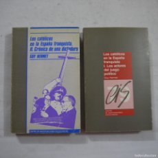 Libros de segunda mano: LOS CATÓLICOS EN LA ESPAÑA FRANQUISTA I Y II - GUY HERMET - SIGLO XXI EDITORES - 1985 Y 1986 - 1.ª. Lote 390958839