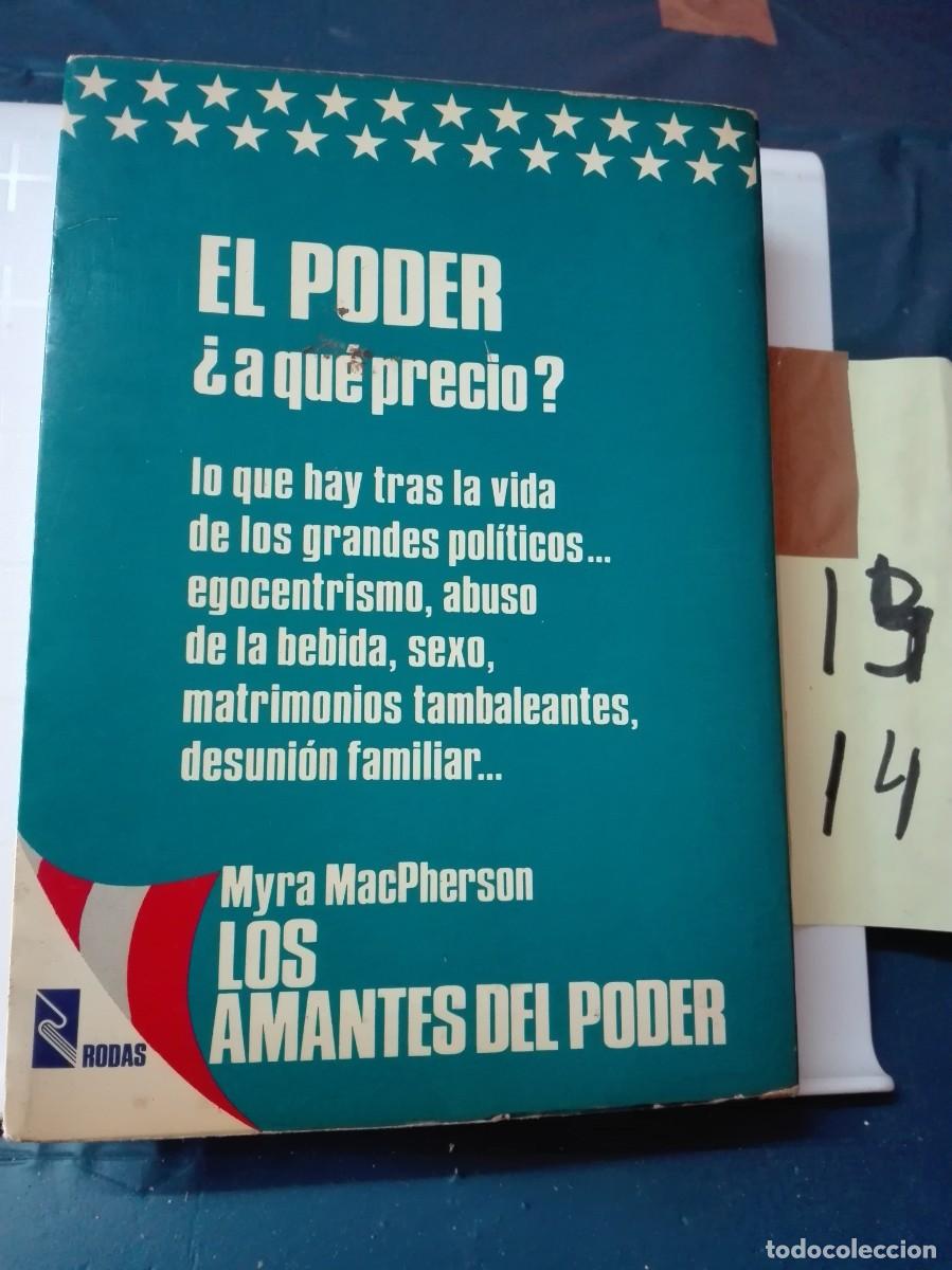 Libros de segunda mano: LOS AMANTES DEL PODER MYRA McPHERSON REDACTORA DEL WASHINGTON POST - Foto 2
