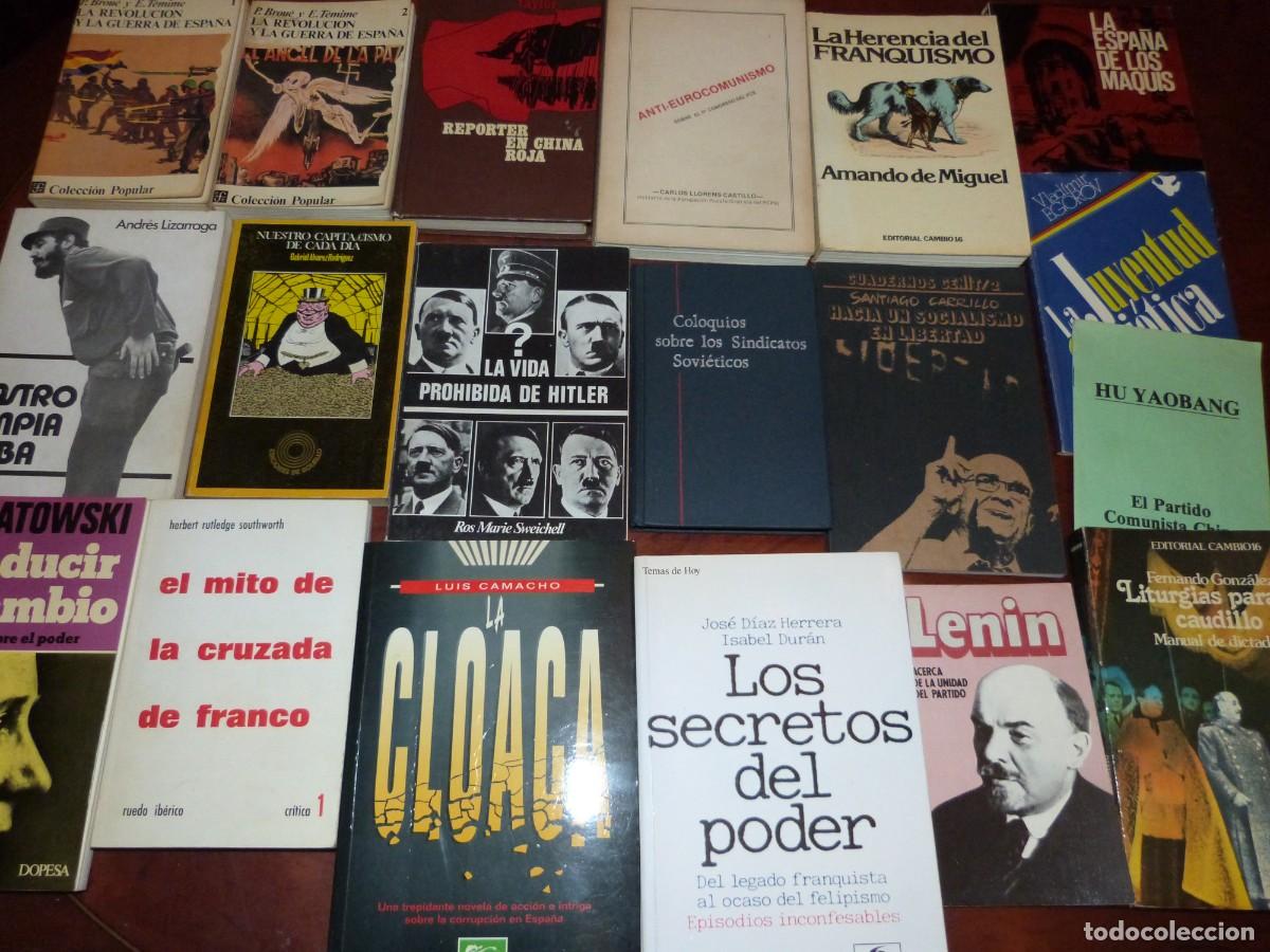 Libri di seconda mano: 26 LIBROS HISTORICOS -POLITICA. VER IMAGENES