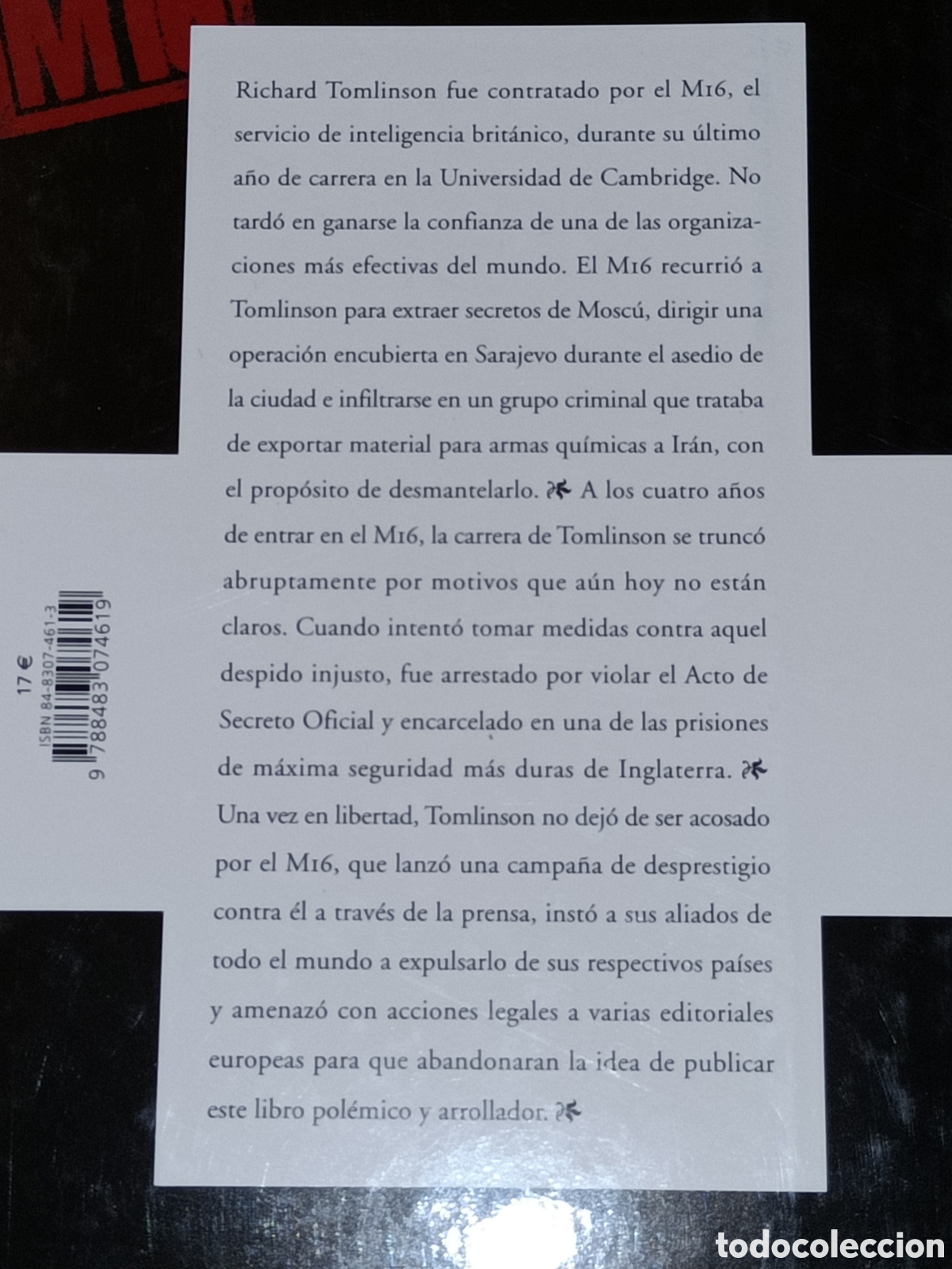 Libros de segunda mano: La grave transgresi&oacute;n. Richard Tomlison. - Foto 2