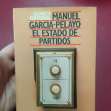 Libros de segunda mano: MANUEL GARCÍA-PELAYO:. Lote 401470414
