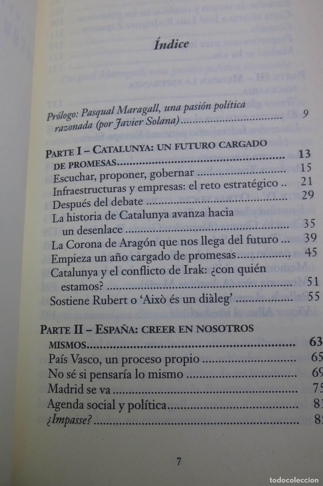 Libros de segunda mano: Maragall afirma. Pasqual Maragall - Foto 2