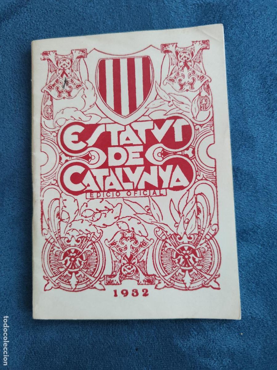 Libros de segunda mano: Librito del Estatut de Catalunya, edici&oacute; oficial 1932. Ketres producci&oacute; 1977.