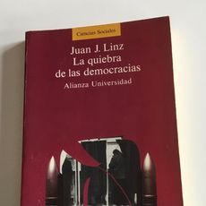 J. Linz la quiebra de las democracias. juan j. linz. al - Compra venta en ...