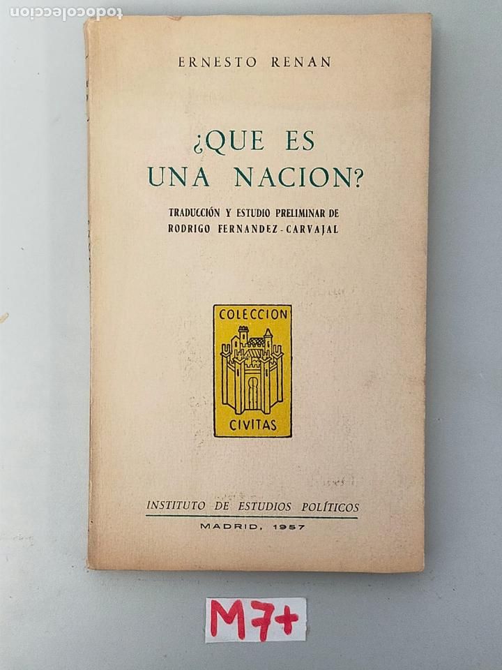 Libros de segunda mano: &iquest;Que es una naci&oacute;n? - Foto 1