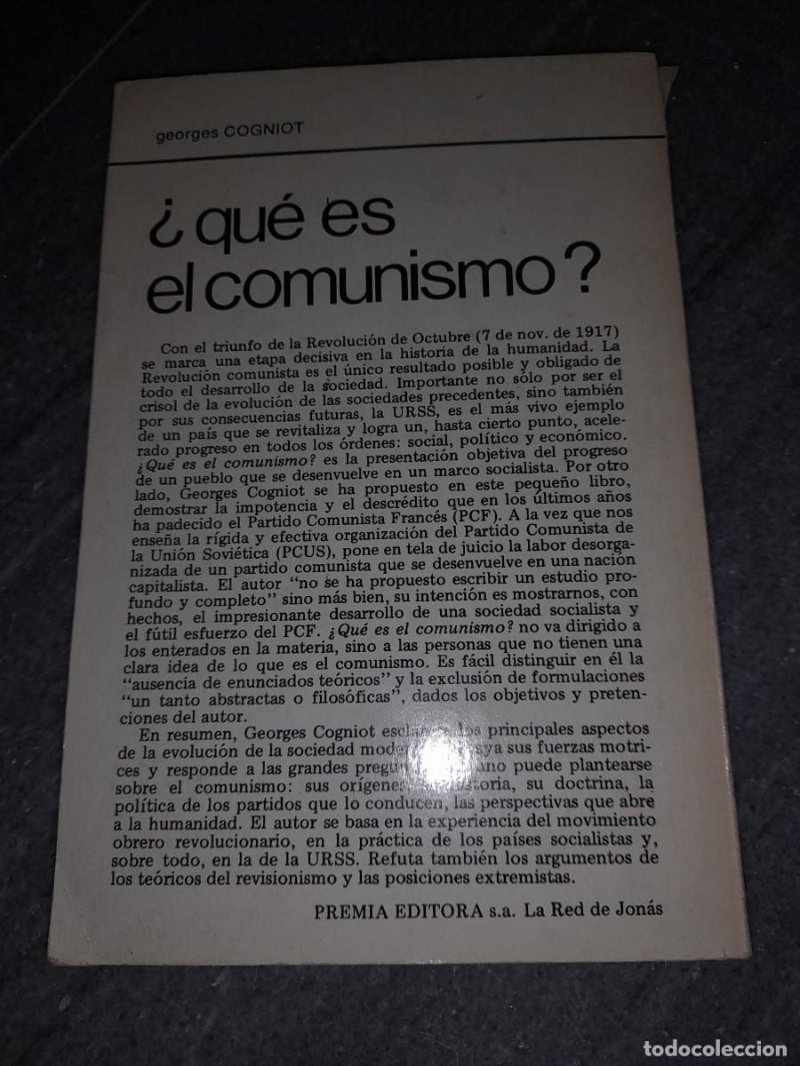 Libros de segunda mano: Libro Que es el comunismo Georges Cogniot - Foto 3