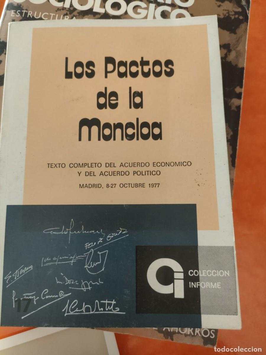 Libros de segunda mano: LOS PACTOS DE LA MONCLOA - Foto 1