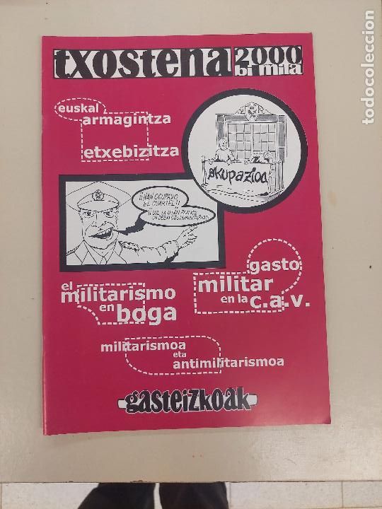 Gebrauchte B&uuml;cher: Euskal armagintza - etxebizitza - txostena gastu militarra EAEn 2000 - Gasteizkoak kolektiboa