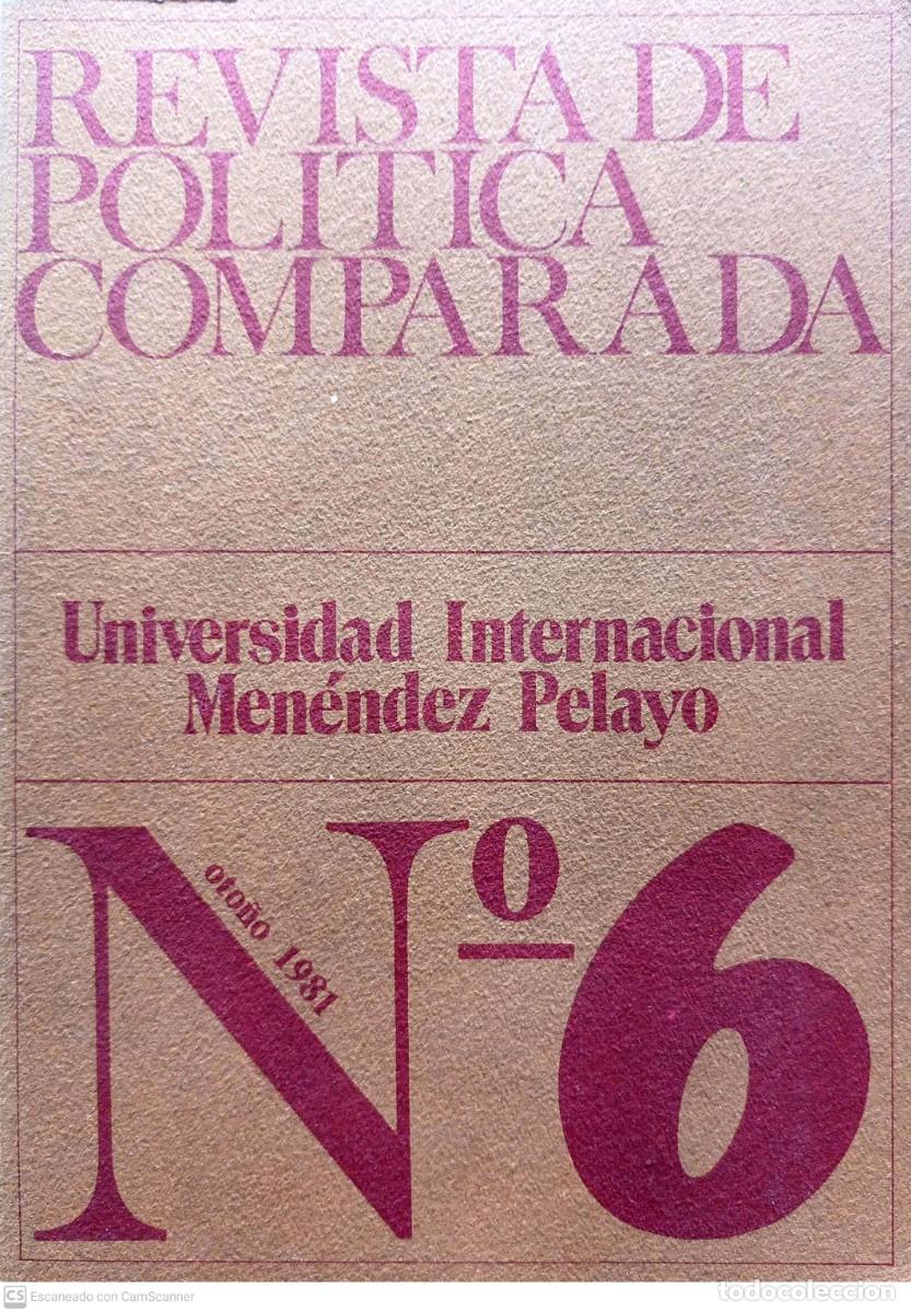 Libri di seconda mano: Revista de Pol&iacute;tica Comparada. Num. 6