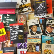 Libros de segunda mano: GRAN LOTE 36 LIBROS PENSAMIENTO E HISTORIA POLÍTICA ESPAÑOLA MODERNA, FRANQUISMO, TRANSICIÓN, 23F,