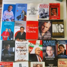 Libros de segunda mano: LOTE 20 LIBROS PENSAMIENTO Y POLÍTICA CONTEMPORÁNEA ESPAÑOLA, ARZALLUZ, ROLDAN, M CONDE, AZNAR,