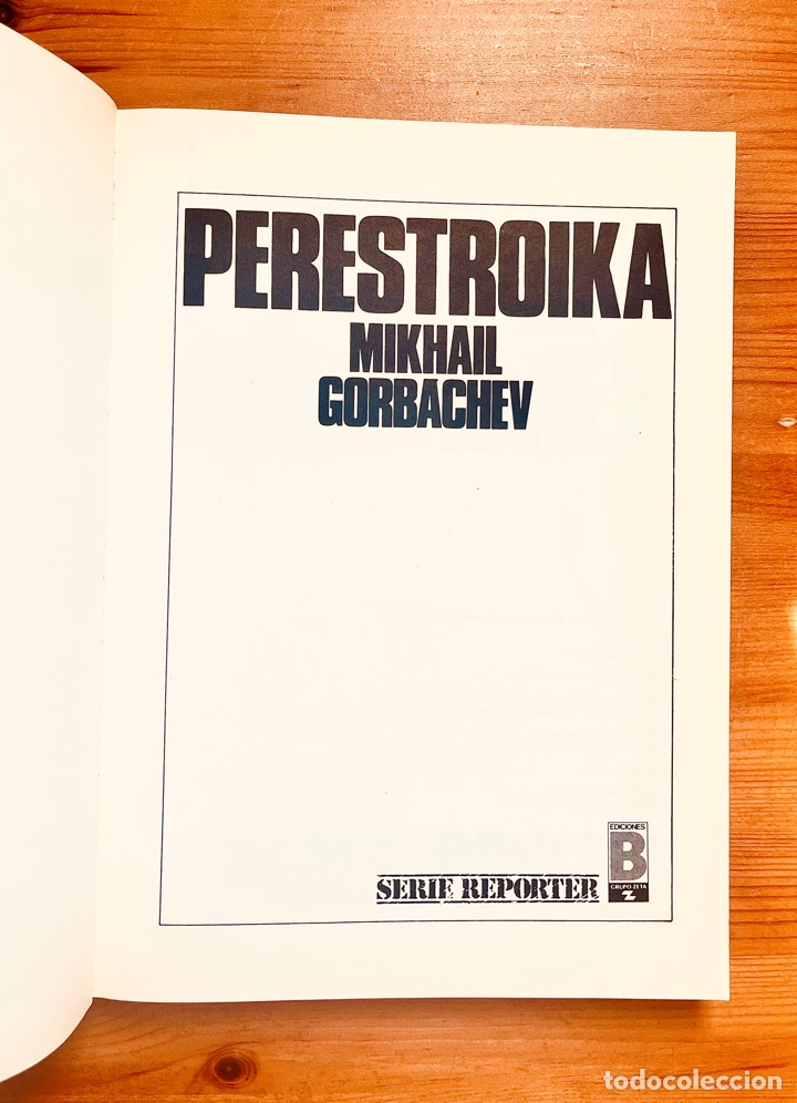 Libros de segunda mano: &ldquo;PERESTROIKA&rdquo; Mikhail Gorbachev 1987 - Foto 2