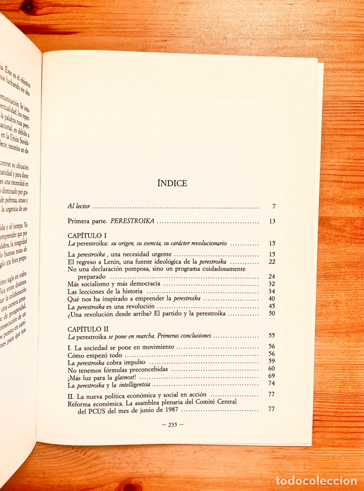 Libros de segunda mano: &ldquo;PERESTROIKA&rdquo; Mikhail Gorbachev 1987 - Foto 3