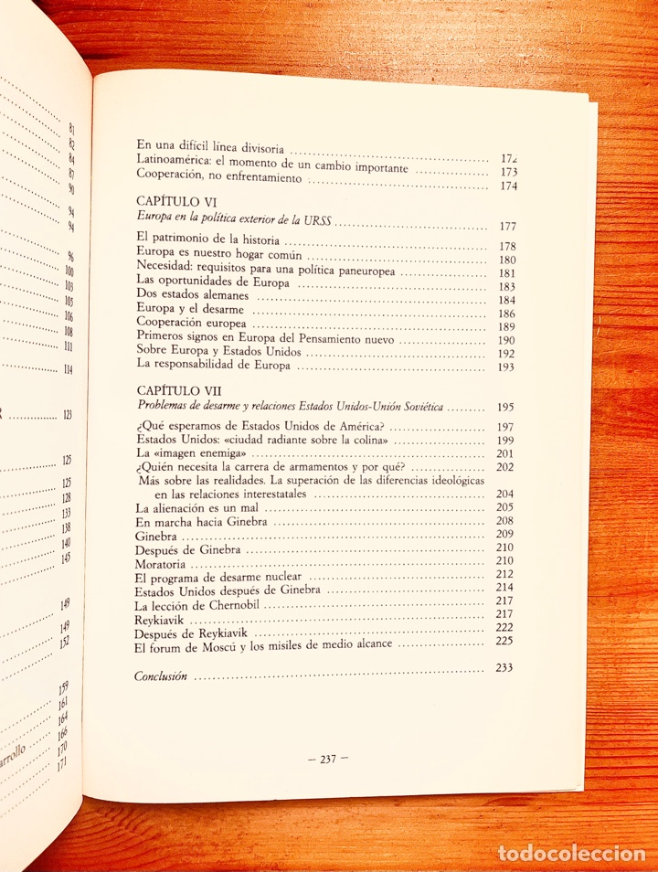 Libros de segunda mano: &ldquo;PERESTROIKA&rdquo; Mikhail Gorbachev 1987 - Foto 5