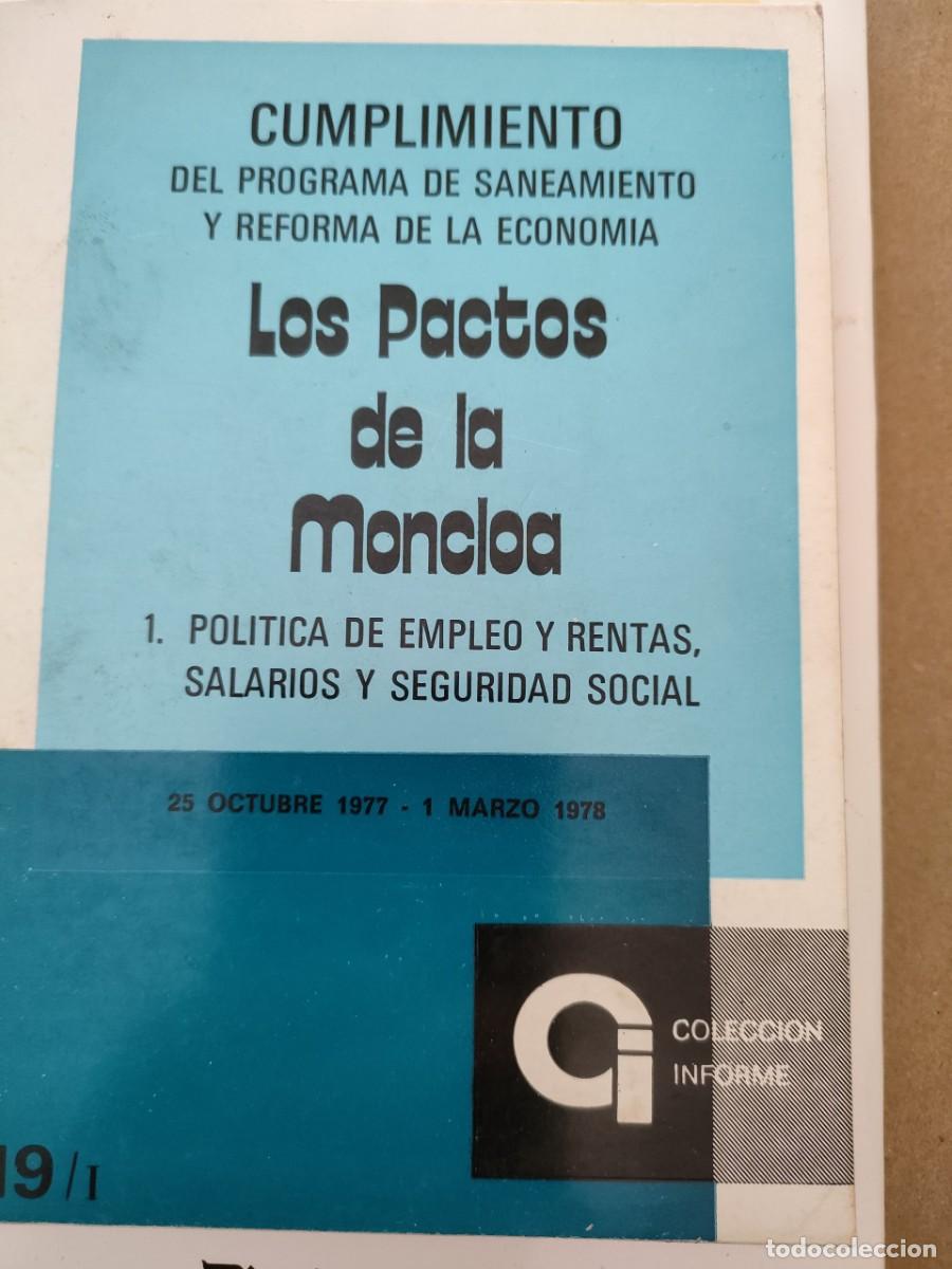Libros de segunda mano: LOS PACTOS DE LA MONCLOA - Foto 1