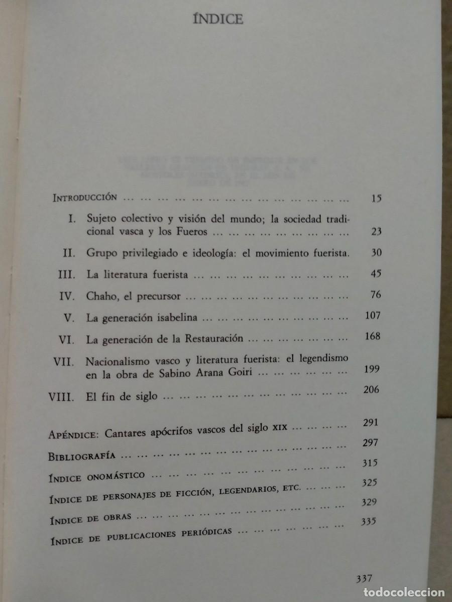 Libros de segunda mano: JON JUARISTI. EL LINAJE DE AITOR .TAURUS - Foto 2