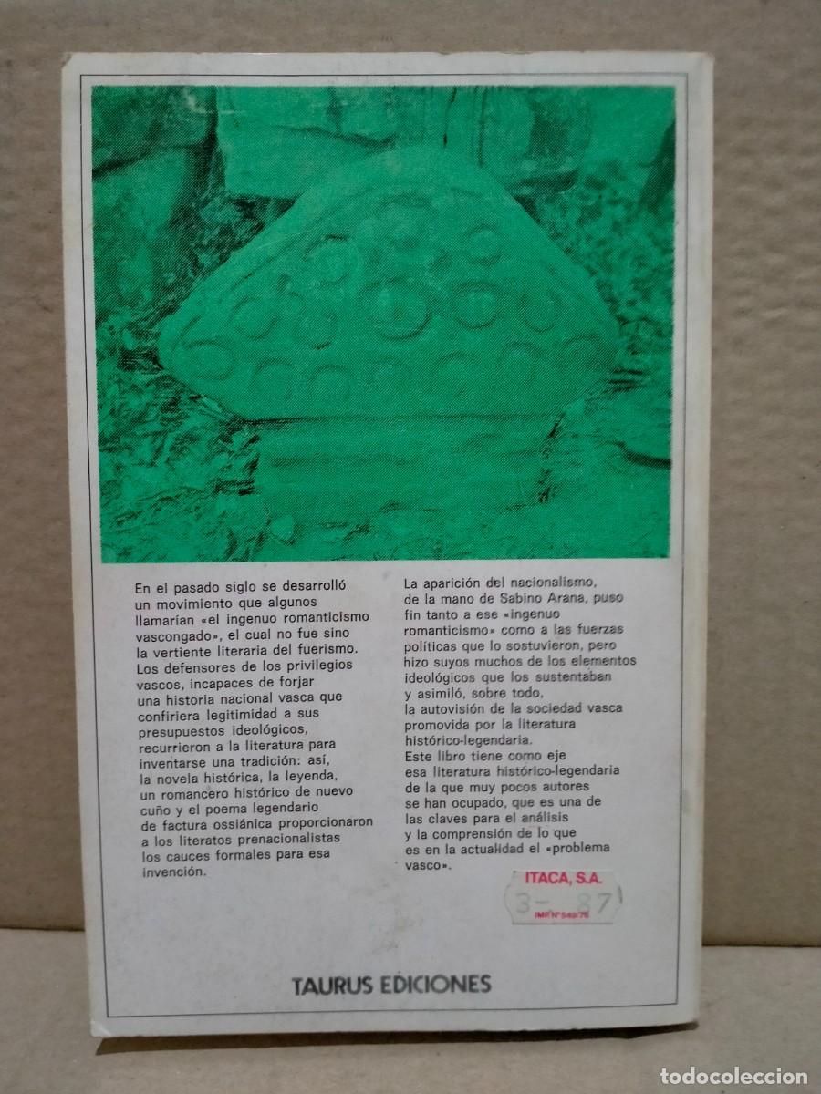 Libros de segunda mano: JON JUARISTI. EL LINAJE DE AITOR .TAURUS - Foto 3