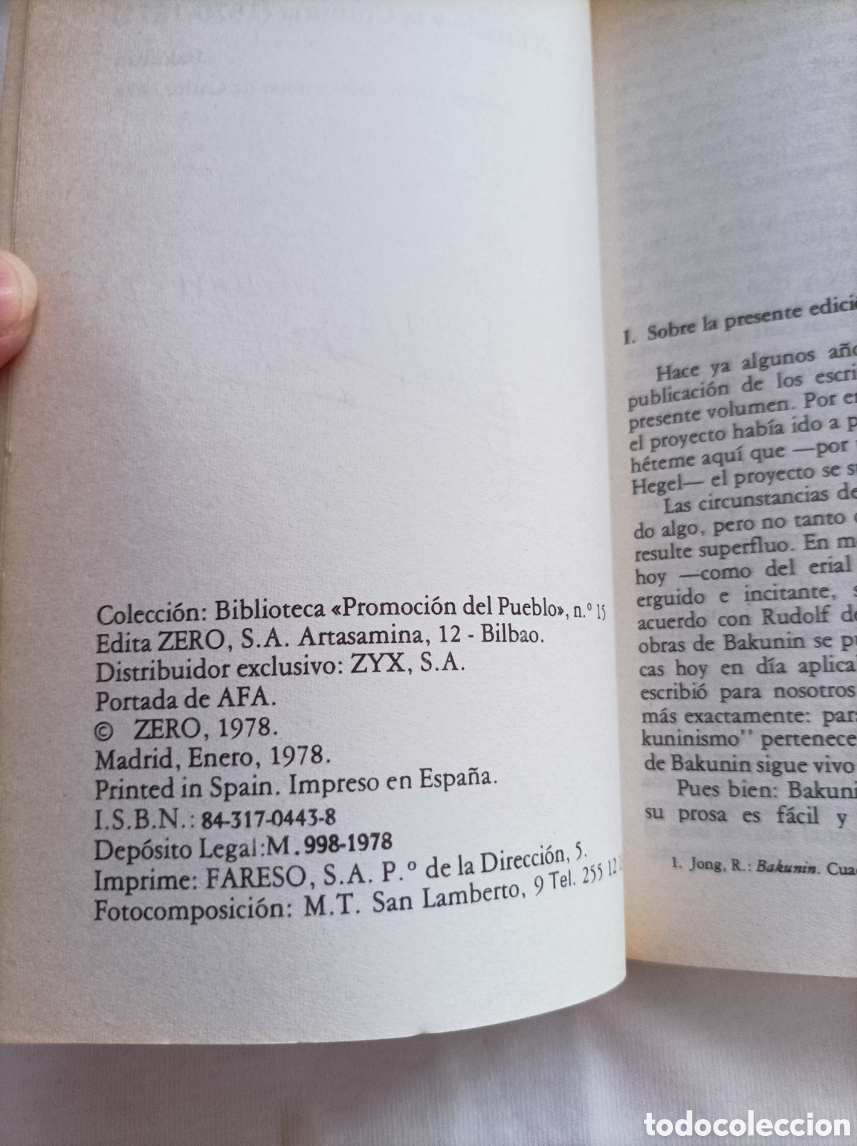 Libros de segunda mano: El estado y la comuna Bakunin - Foto 5