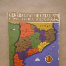 Libros de segunda mano: LA DIVISIÓ TERRITORIAL DE CATALUNYA / GENERALITAT DE CATALUNYA, CONSELLERIA D'ECONOMIA. - FACSÍMIL