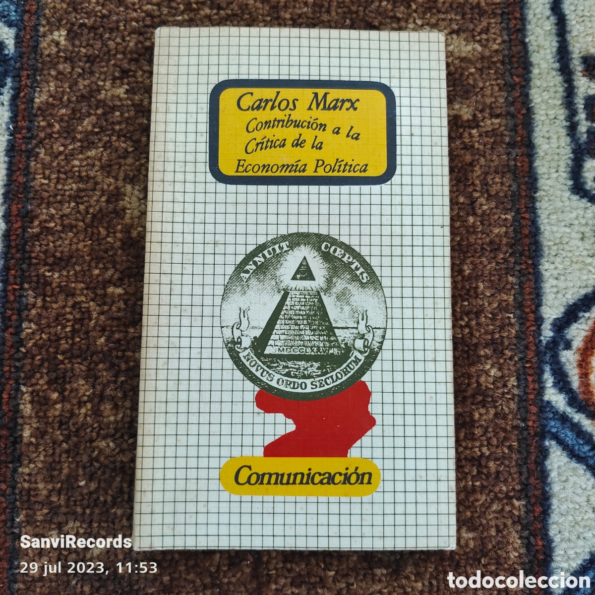 Gebrauchte B&uuml;cher: CONTRIBUCI&Oacute;N A LA CR&Iacute;TICA DE LA ECONOM&Iacute;A POL&Iacute;TICA (CARLOS MARX) (COMUNICACI&Oacute;N)