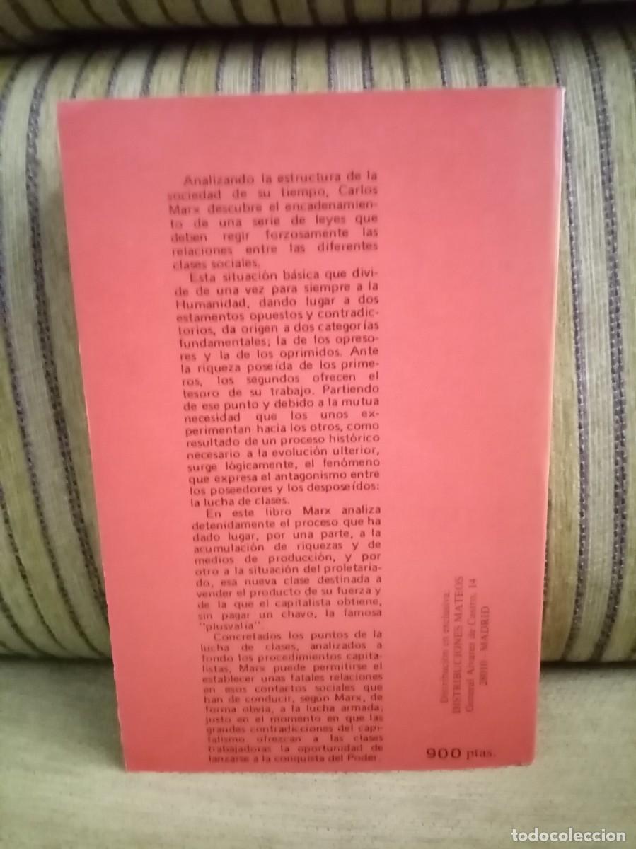Libros de segunda mano: EL CAPITAL Karl Marx - Foto 3