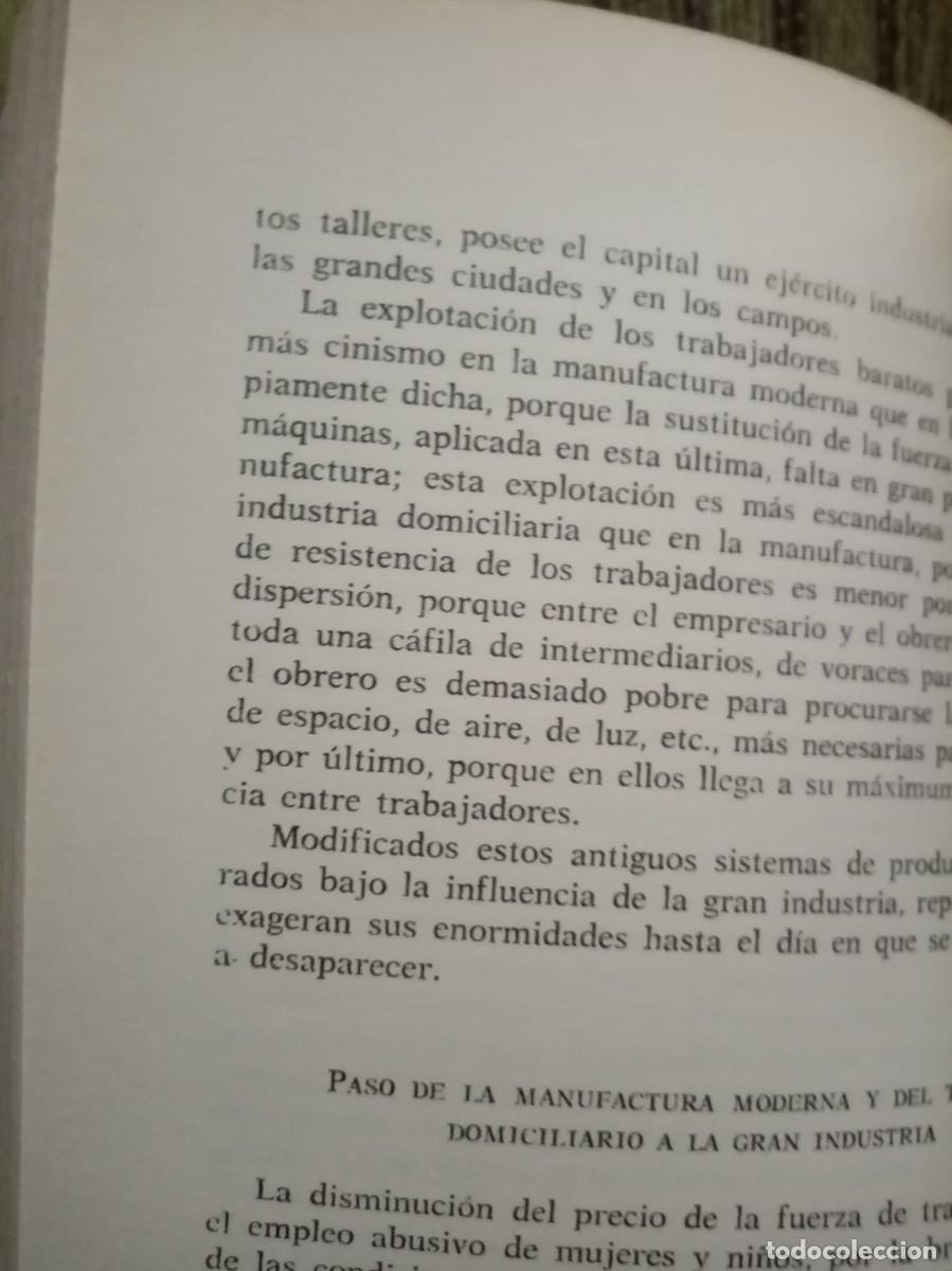 Libros de segunda mano: EL CAPITAL Karl Marx - Foto 8