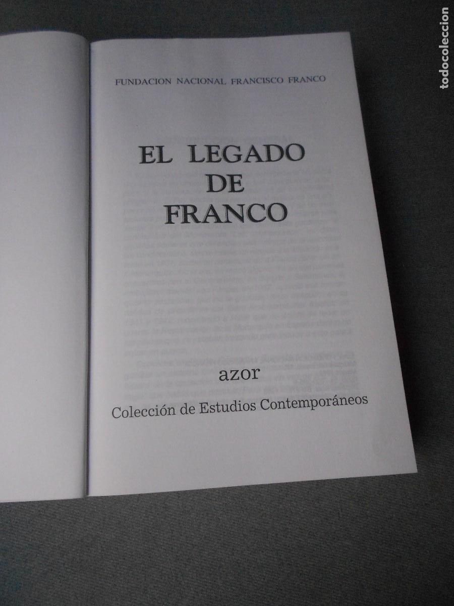 Libros de segunda mano: EL LEGADO DE FRANCO - Foto 3
