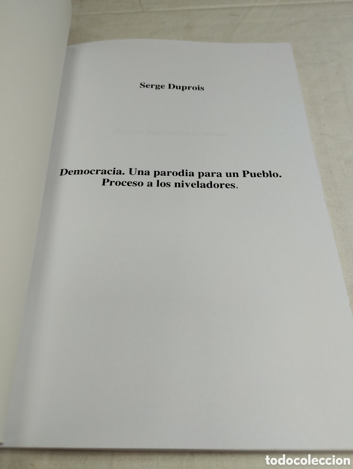 Libros de segunda mano: Democracia. Serge Duprois - Foto 3
