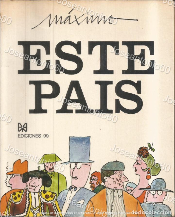 Libros de segunda mano: Este pa&iacute;s - Maximo - Foto 1