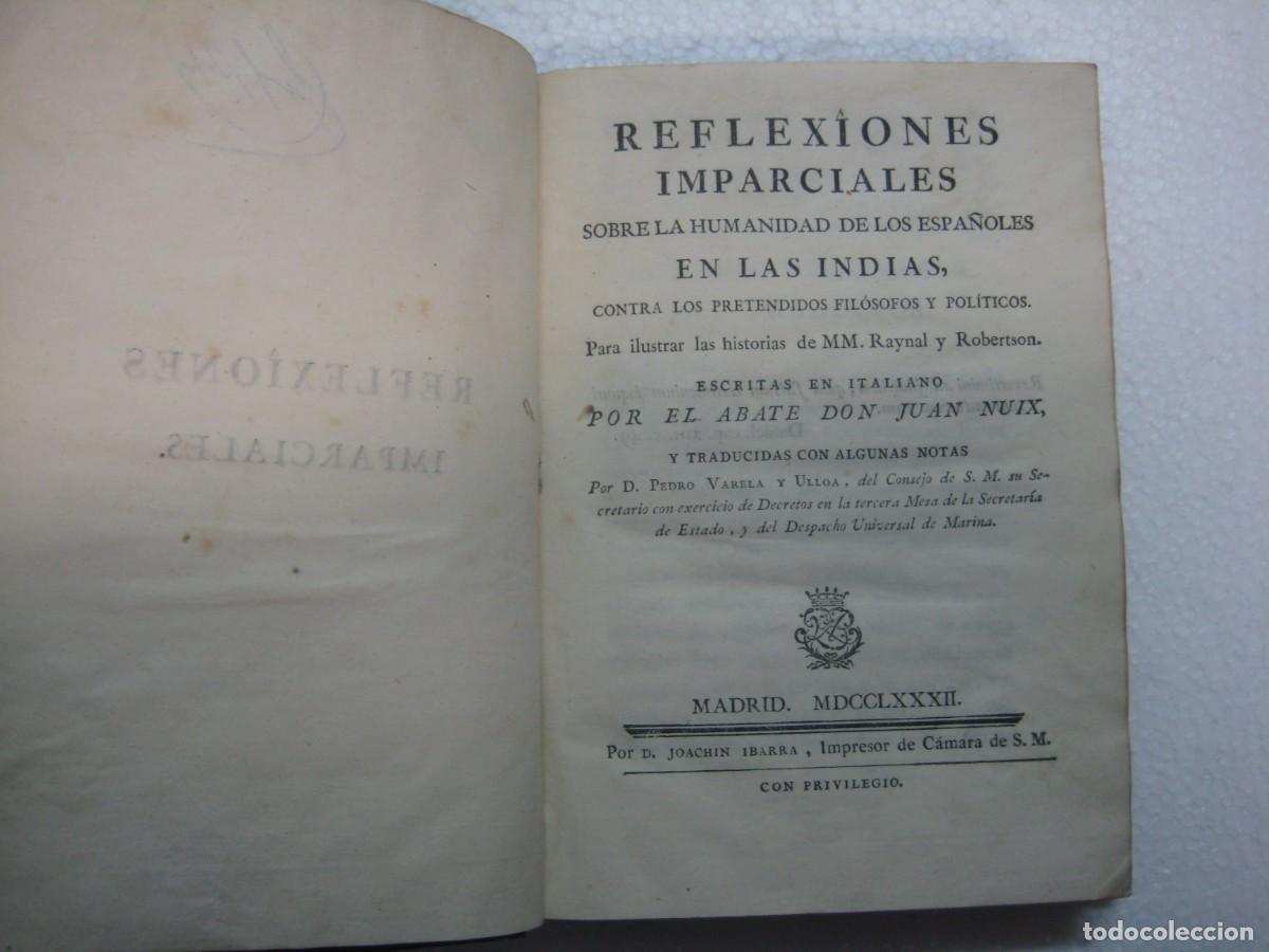 Libros de segunda mano: Reflexiones imparciales - Foto 4