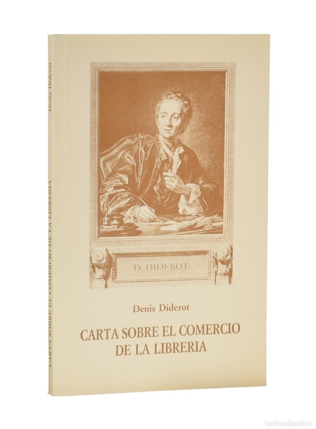 Libros de segunda mano: CARTA SOBRE EL COMERCIO DE LA LIBRER&Iacute;A - DIDEROT, Denis - Foto 1