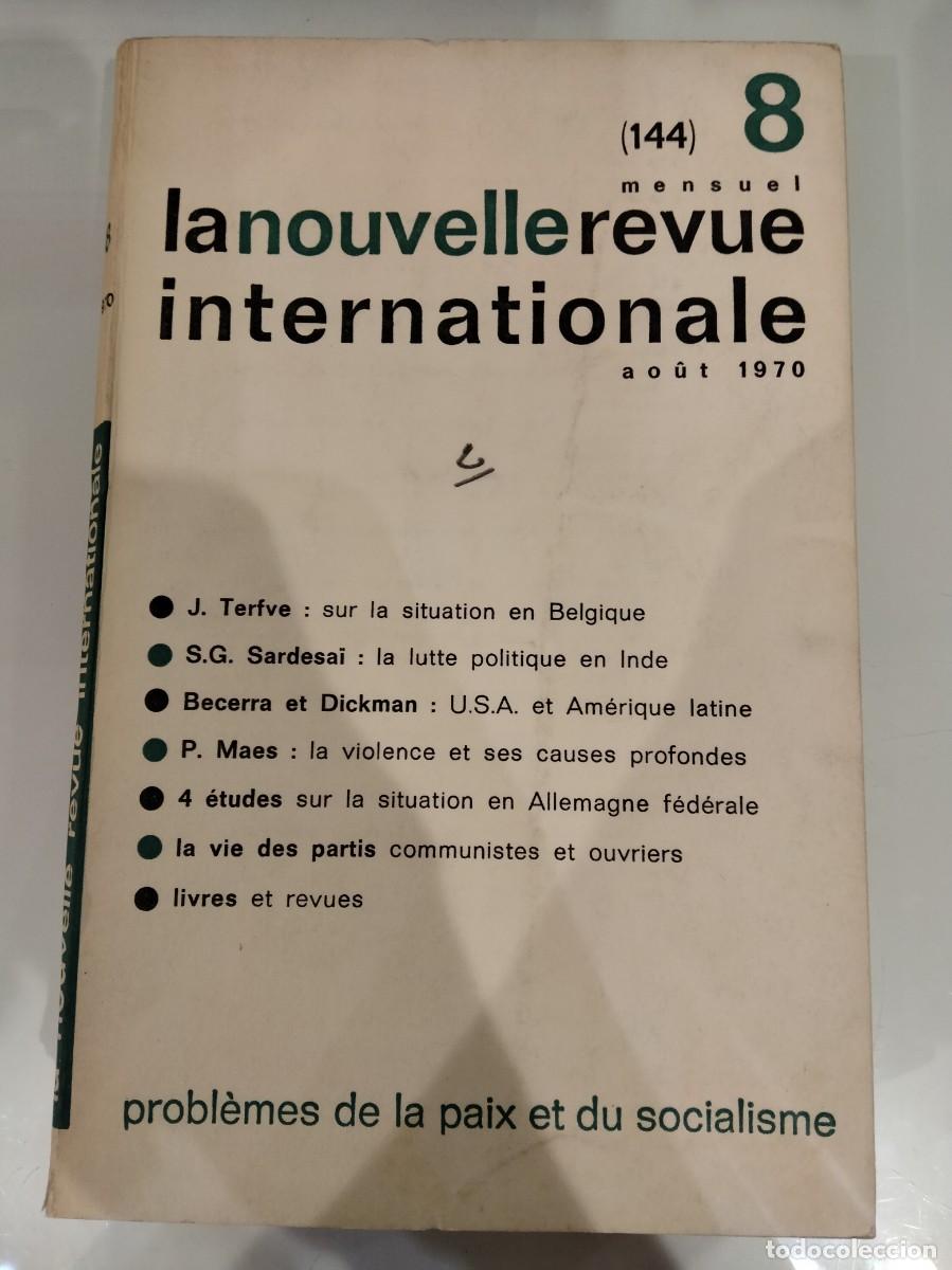 Second hand books: La nouvelle revue internationale 144