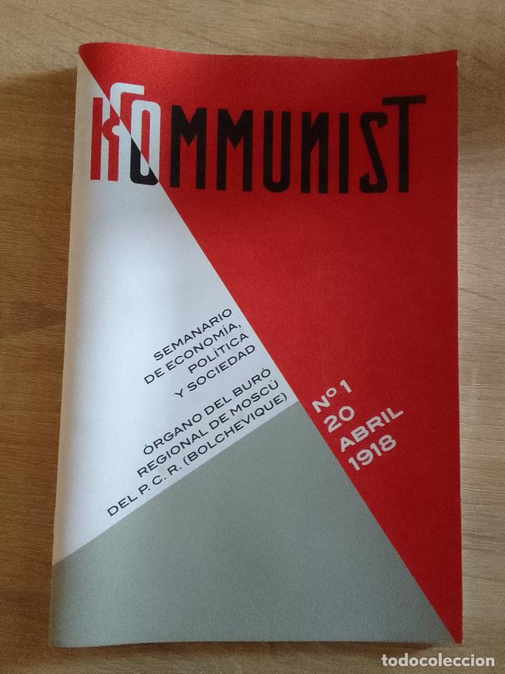 Libri di seconda mano: Kommunist. Semanario de econom&iacute;a, pol&iacute;tica y sociedad n&ordm; 1 (abril 1918)
