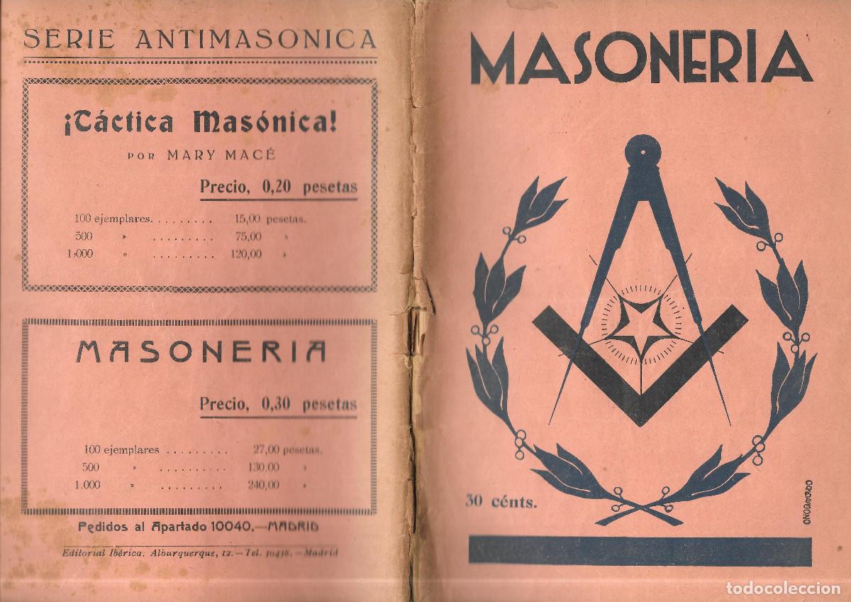 Gebrauchte B&uuml;cher: Folleto antimas&oacute;nico (h. 1932)