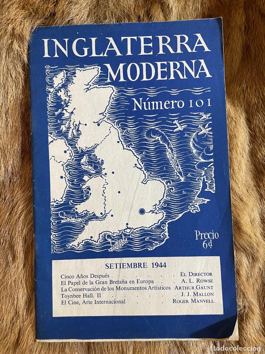Second hand books: REVISTA INGLATERRA MODERNA N&Uacute;MERO 101 SEPTIEMBRE DE 1944. CON FOTOGRAF&Iacute;AS EN B/N