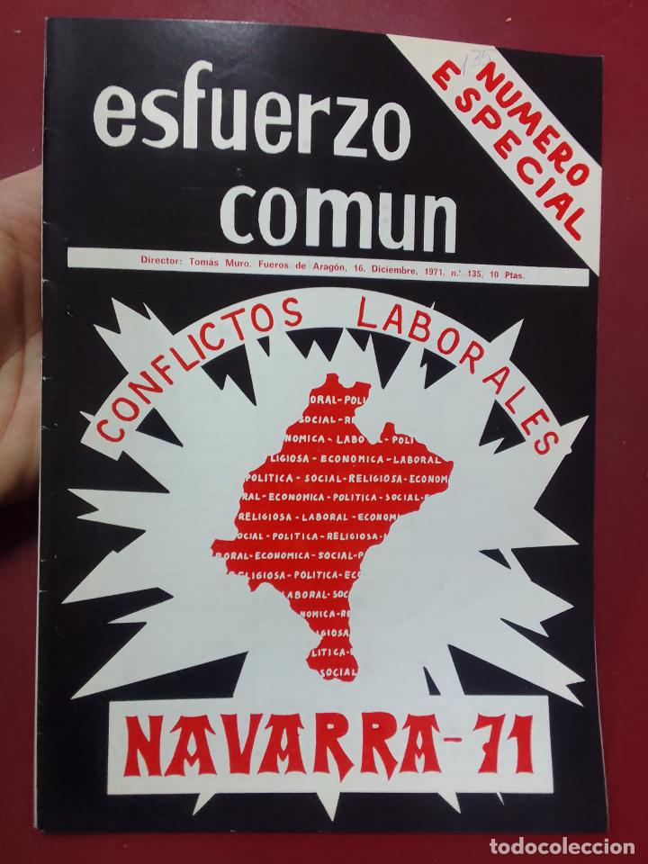 Second hand books: VV.AA.: Revista Esfuerzo com&uacute;n n&ordm; 135 (diciembre 1971)