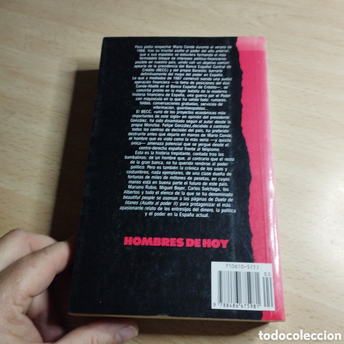 Libros de segunda mano: Duelo de Titanes. Asalto al Poder ll. Jes&uacute;s Cacho. 1989. TH. - Foto 2