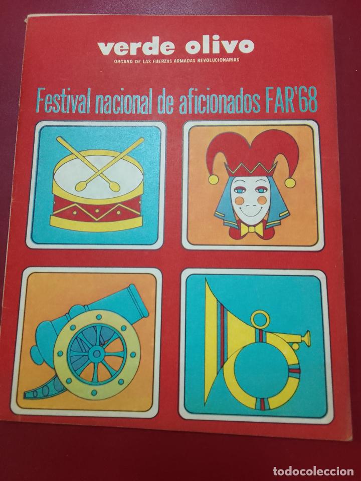 Libros de segunda mano: VV.AA.: Verde olivo. &Oacute;rgano de las Fuerzas Armadas Revolucionarias. A&ntilde;o IX. N&ordm; 47 (Noviembre de 1968