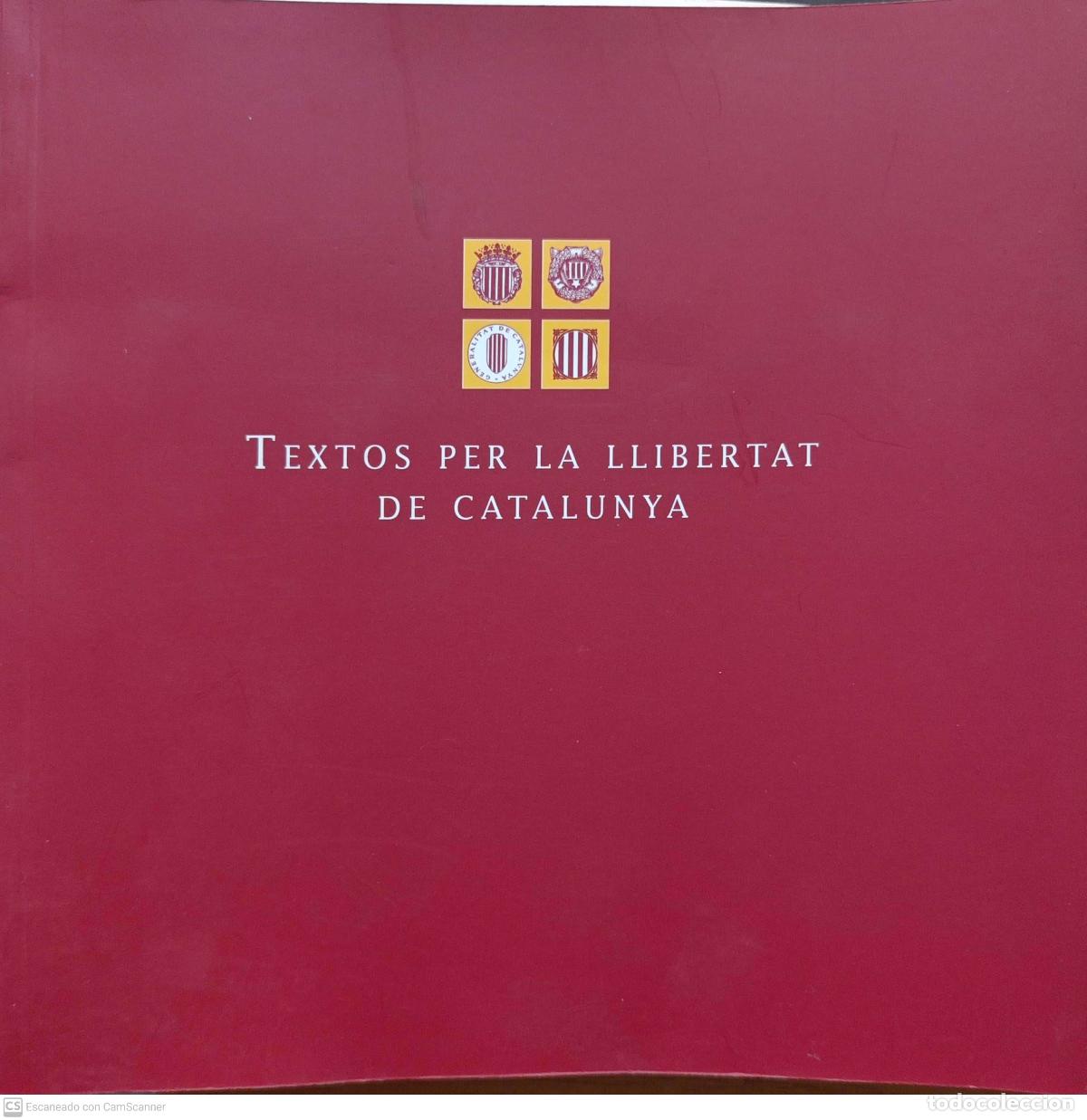Libros de segunda mano: Textos per la llibertat de Catalunya - Foto 1