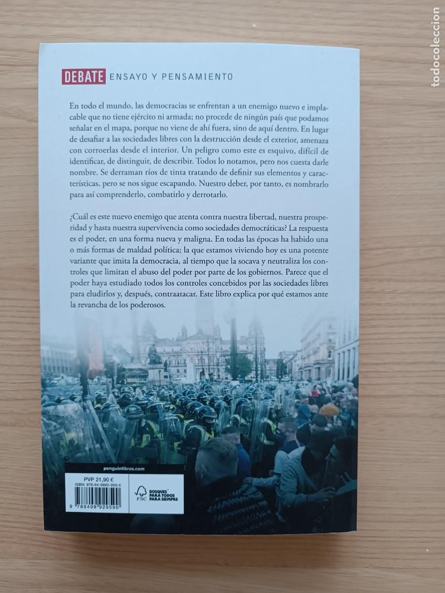 Libros de segunda mano: La revancha de los poderosos - Mois&eacute;s Na&iacute;m. Debate - Foto 2