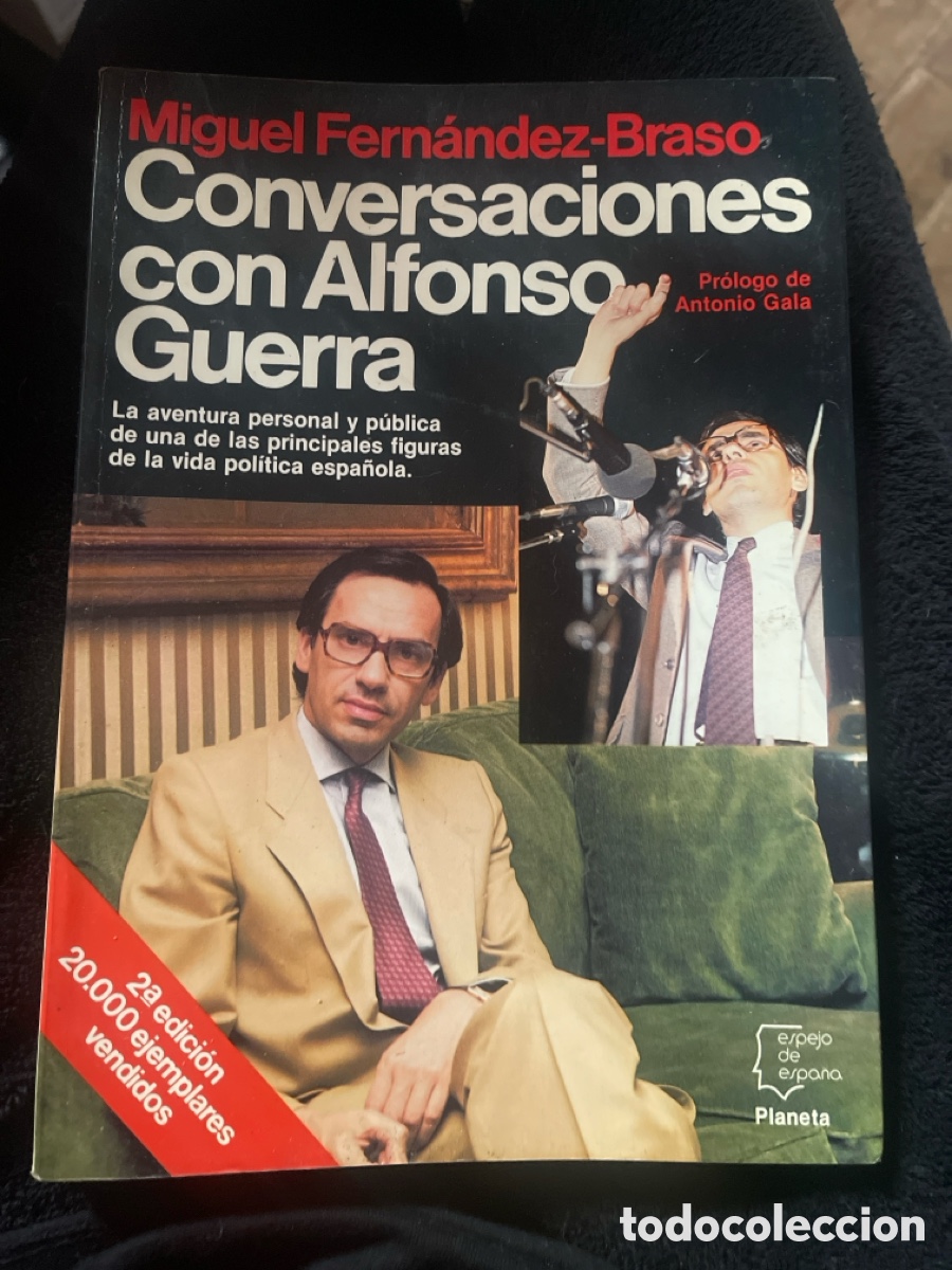 Libros de segunda mano: Conversaciones con Alfonso Guerra - Foto 1