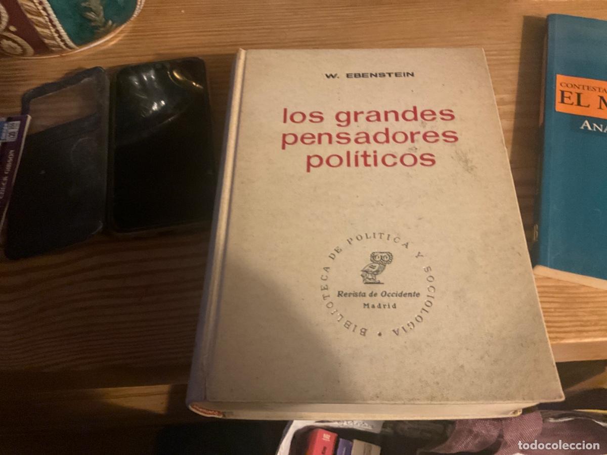 Livres d'occasion: LOS GRANDES PENSADORES POL&Iacute;TICOS W. EBENSTEIN EDIT REVISTA DEL OCCIDENTE A&Ntilde;O 1965