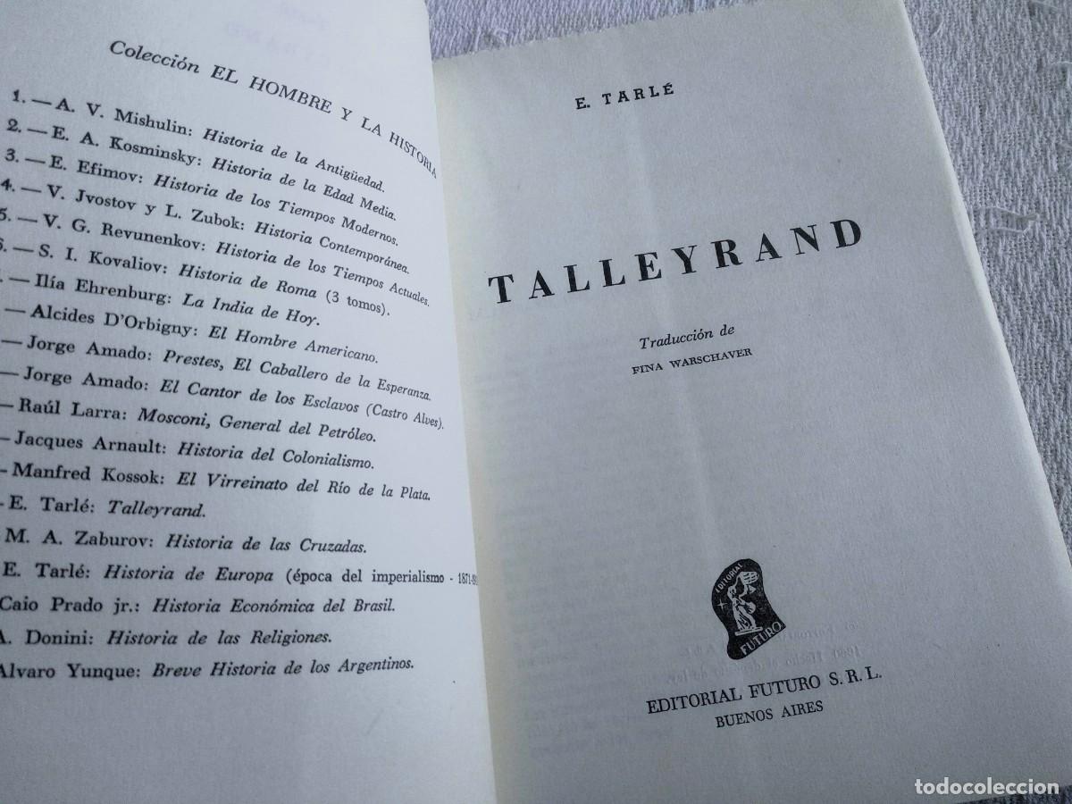 Libros de segunda mano: Talleyrand. - E. Tarle - Foto 2