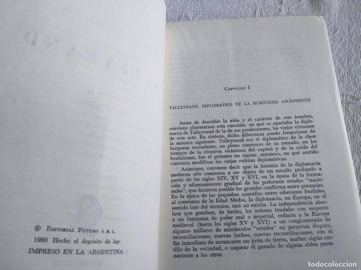 Libros de segunda mano: Talleyrand. - E. Tarle - Foto 3