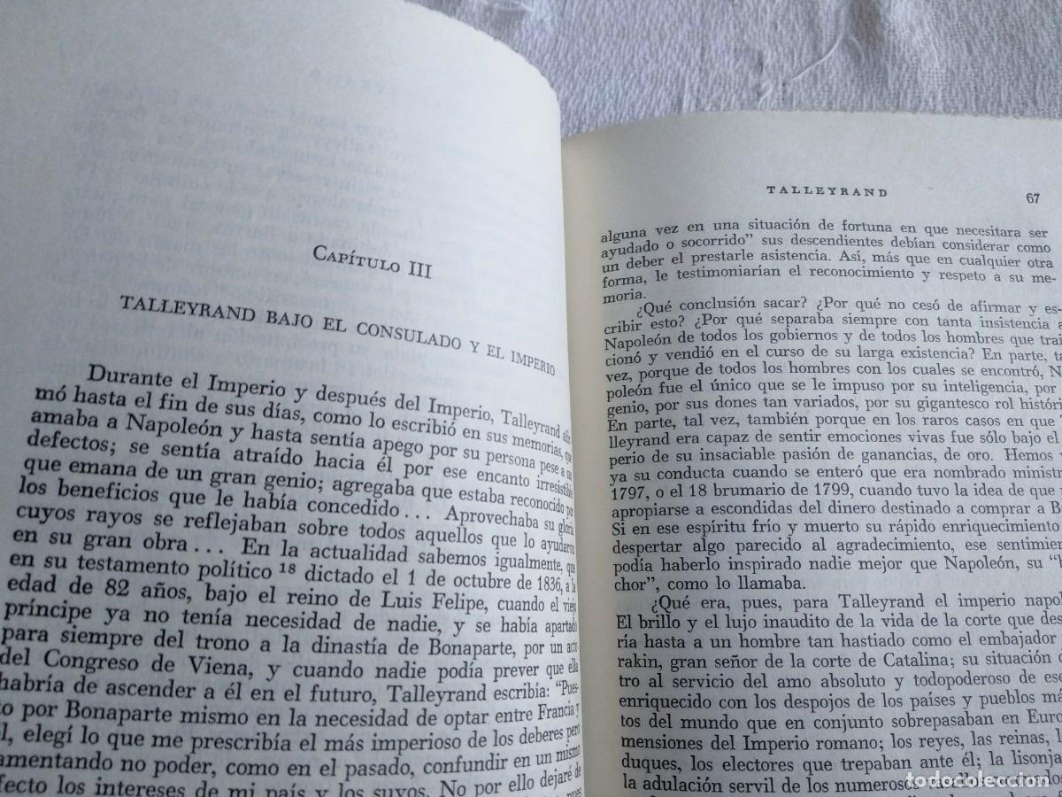 Libros de segunda mano: Talleyrand. - E. Tarle - Foto 4