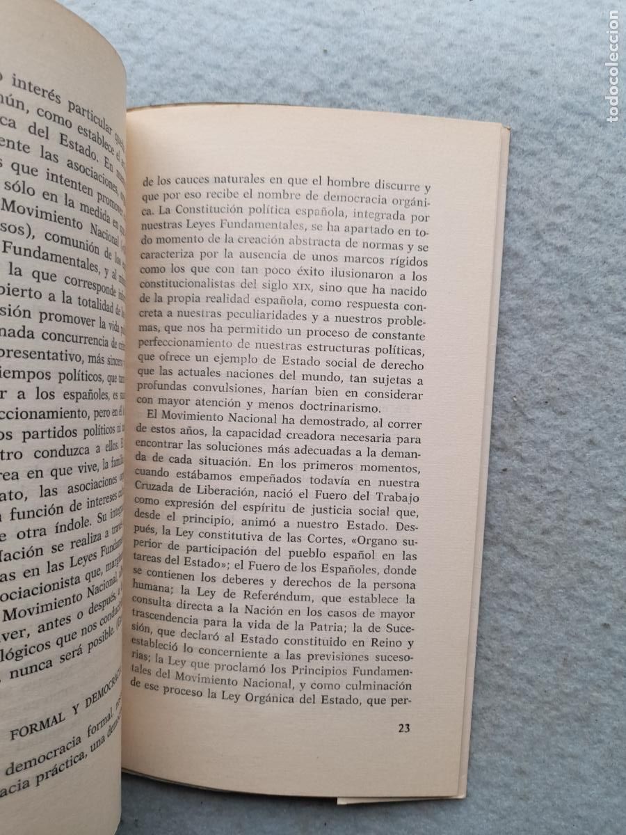 Libros de segunda mano: Discurso de Franco en las Cortes Espa&ntilde;olas. - Foto 4