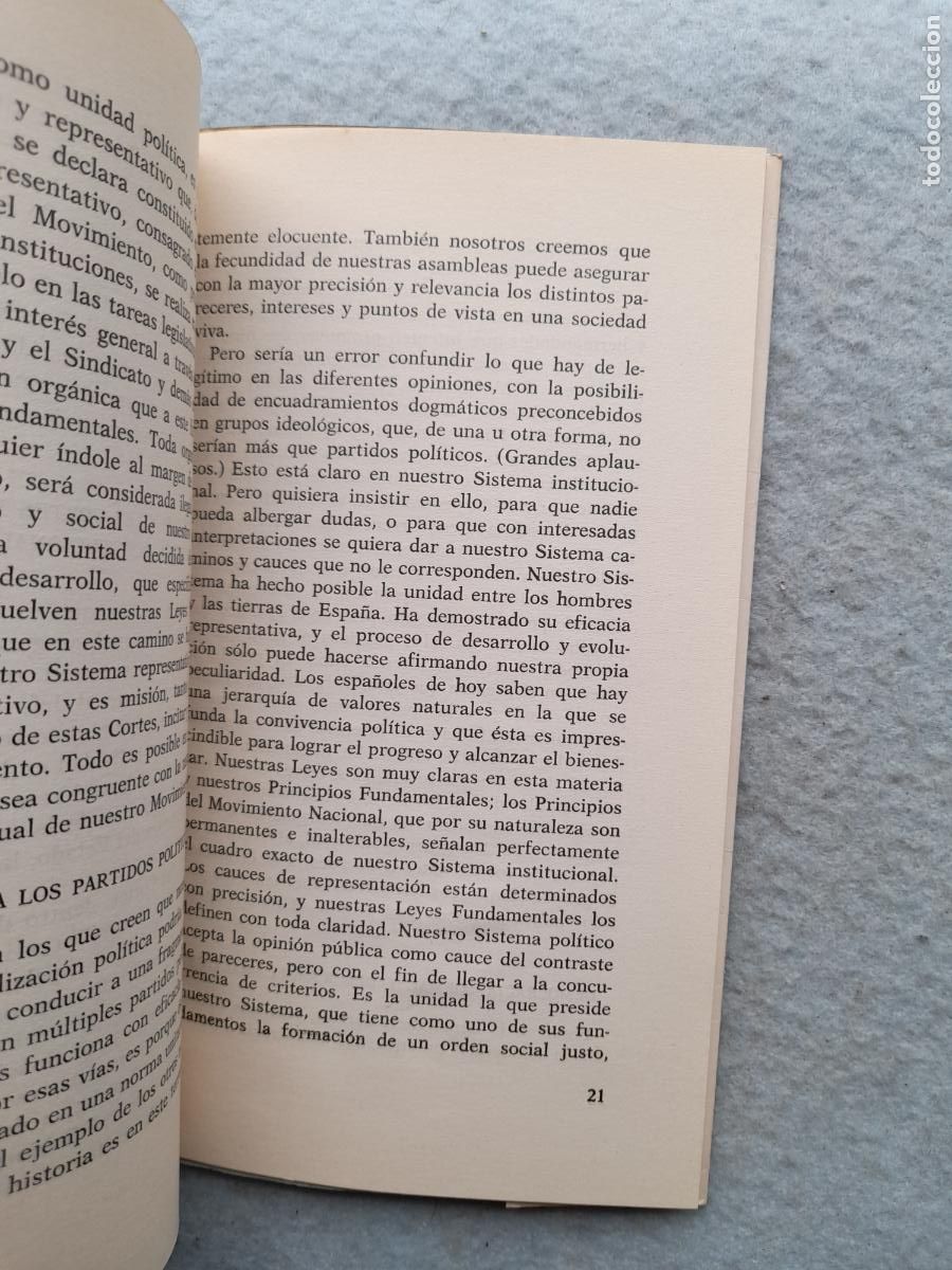 Libros de segunda mano: Discurso de Franco en las Cortes Espa&ntilde;olas. - Foto 5