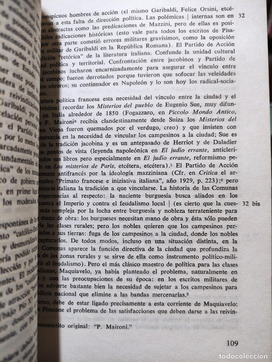 Libros de segunda mano: CUADERNOS DE LA CARCEL - TOMO 1 - GRAMSCI - EDICIONES ERA - Foto 2
