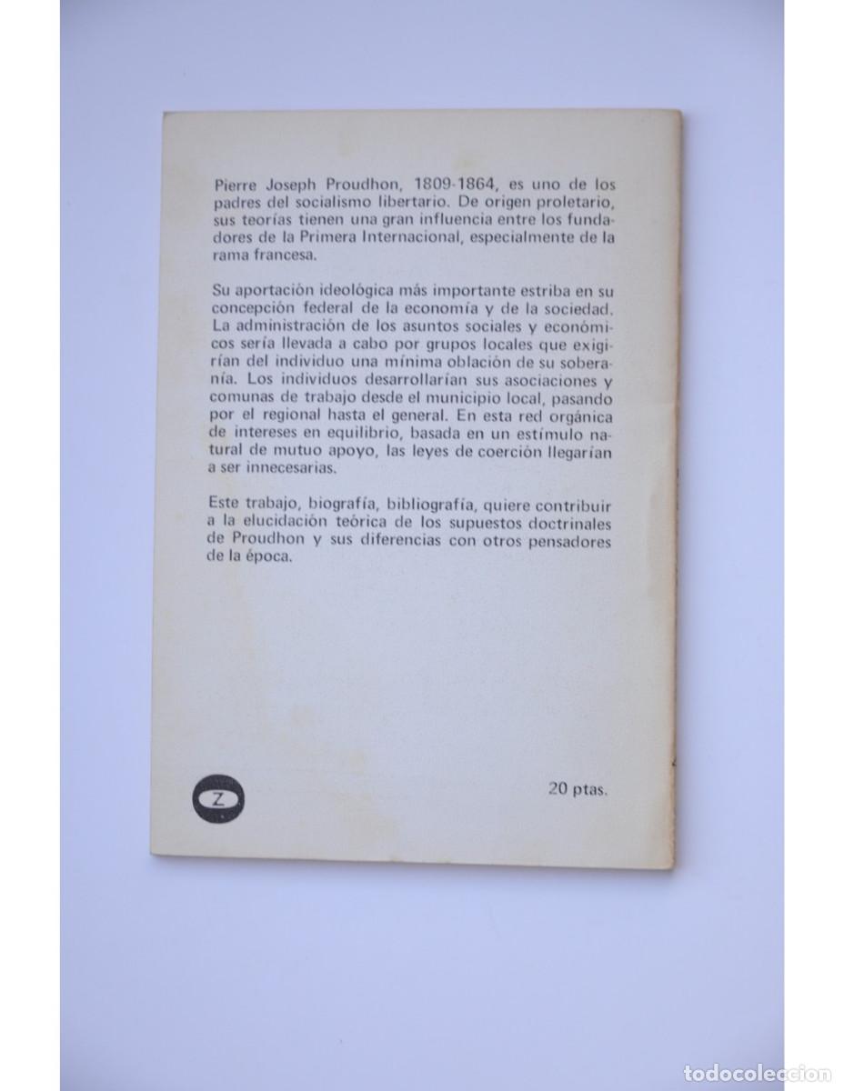 Libros de segunda mano: Proudhon - D&Iacute;AZ, Carlos - Foto 2